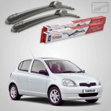 Cumpara ieftin Ștergătoare Toyota Yaris P1 Hatchback France 2001-2006 | Set Față Flat &ndash; TeamCar&reg;