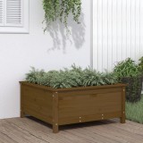 VidaXL Jardinieră grădină, maro miere, 82,5x82,5x39 cm lemn masiv pin