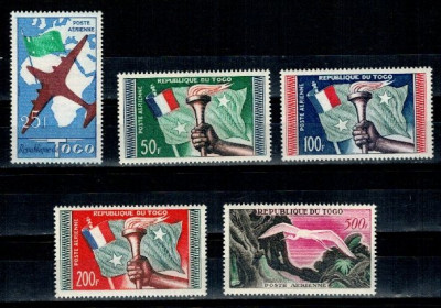 Togo 1959 - Posta Aeriana, serie neuzata foto