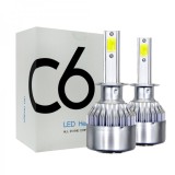 Cumpara ieftin Set becuri LED auto C6, 36W, 3800Lm, 6000k - HB4 - 9006, Universal