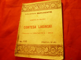 Honore de Balzac - Contesa Laginski - Bibl. Dimineata nr.110 ,67 pag ,trad. C.A