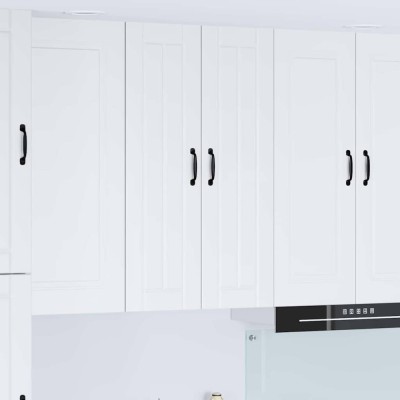 vidaXL Dulap suspendat de bucătărie cu ușă Alb lucios 60 x 31 x 100 cm 885139 foto