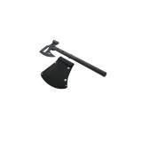 Unealta multifunctionala, topor si ciocan, 42 cm, otel inoxidabil si ABS, negru