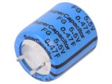 Supercondensator THT 0,47F 5,5VDC 5,08mm 120&Omega;