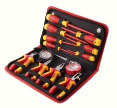 Set de unelte de mana izolate 14 buc. VDEline PREMIUM, Tolse foto