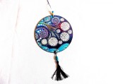 ornament pe lemn mandala 40967
