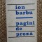 Ion Barbu - Pagini de proza
