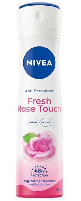 Deodorant spray Nivea Fresh Rose Touch, 150 ml