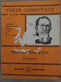 Povestiri, Texte Comentate - Ion Agarbiceanu, Albatros 1988, Beletristica, Romana, Paperback