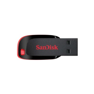 SanDisk - Memory Stick (SDCZ50-064G-B35) - USB 2.0 FlashDrive, 64GB - Black / Red foto