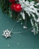 Lantisor Din Argint --- Fulg De Nea --- Ajustabil Arg04A, Argintboutique