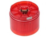 Semnalizator Luminos LED Roșu 24V DC IP65 70x50mm