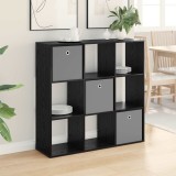 vidaXL Bufet cu sertar Stejar Negru 102 x 31 x 99,5 cm 8000493