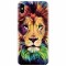 Husa silicon pentru Apple Iphone XS Max, Colorfull Lion