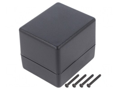 Carcasă Universală Neagră SMART ABS 63mm x 76mm x 63mm foto