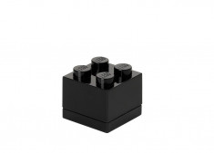 MINI CUTIE DEPOZITARE LEGO 2X2 NEGRU (40111733) foto