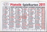 bnk cld Calendar de buzunar 2011 Austria Piatnik Spielkarten