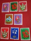 YEMEN, FLORI - SERIE COMPLETĂ MNH