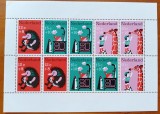 NEDERLAND/OLANDA-''PENTRU COPII-''EDUCATIA prin Desen animate-''-BLOK-MNH-Nestampilat-MNH-Vezi-Scan