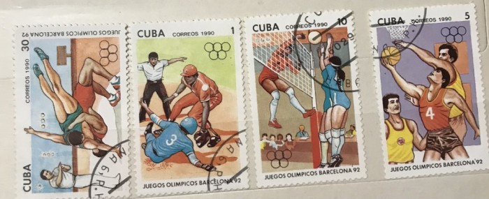 (A) Timbre straine serii tematica Sport Cuba