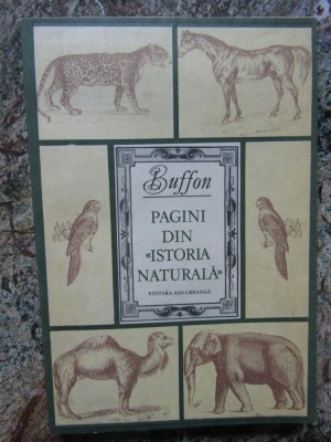 PAGINI DIN &amp;quot;ISTORIA NATURALA&amp;quot;-BUFFON foto