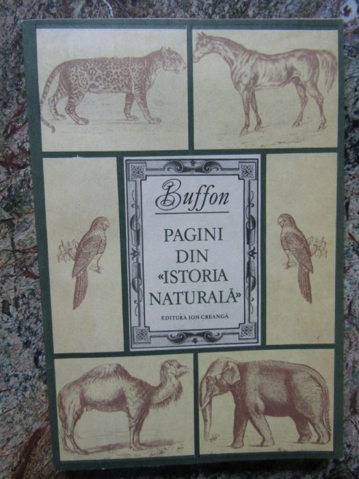 PAGINI DIN &quot;ISTORIA NATURALA&quot;-BUFFON