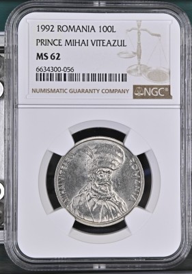 Romania - 100 Lei 1992 - Codita rotunjita - MS 62 foto