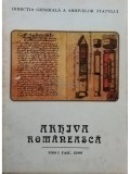 Adrian Adamache (coord.) - Arhiva romaneasca, anul CLV, tom I, fascicula 1/1995 (Editia: 1995)