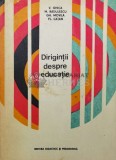 Dirigintii despre educatie - 1977 - V. Ghica ($T178), Didactica si Pedagogica