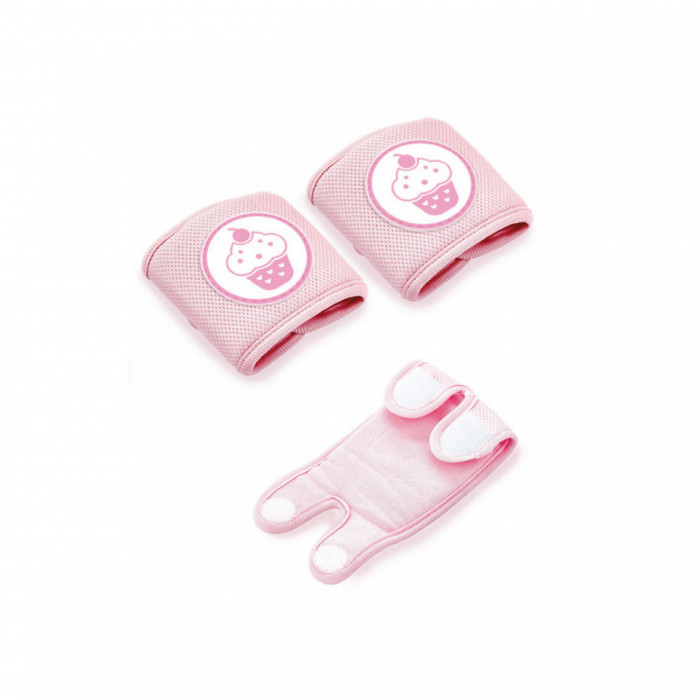 Genunchiere de protectie pentru bebelusi Cupcake (Culoare: Roz)