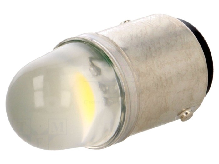 Lampă LED albă 24V BA15D