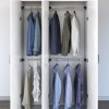 Sine telescopice dulap Gossi, 4 buc, argintiu, 58-100cm, aluminiu, extensibile, organizare eficienta