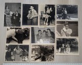 LOT 10 FOTOGRAFII VECHI ALB NEGRU , ANII 20 ,FOTO OMNIA , BD.ACADEMIEI 24 ..11 X 8 CM