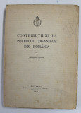 CONTRIBUTIUNI LA ISTORICUL TIGANILOR DIN ROMANIA de GEORGE POTRA ,1939