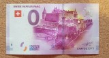 !!! RARR : 0 EURO SOUVENIR - ELVETIA , SWISS VAPEUR PARC = TRENURI IN MINIATURA - 2017.1 - UNC // NU TRIMIT PRIN CURIER