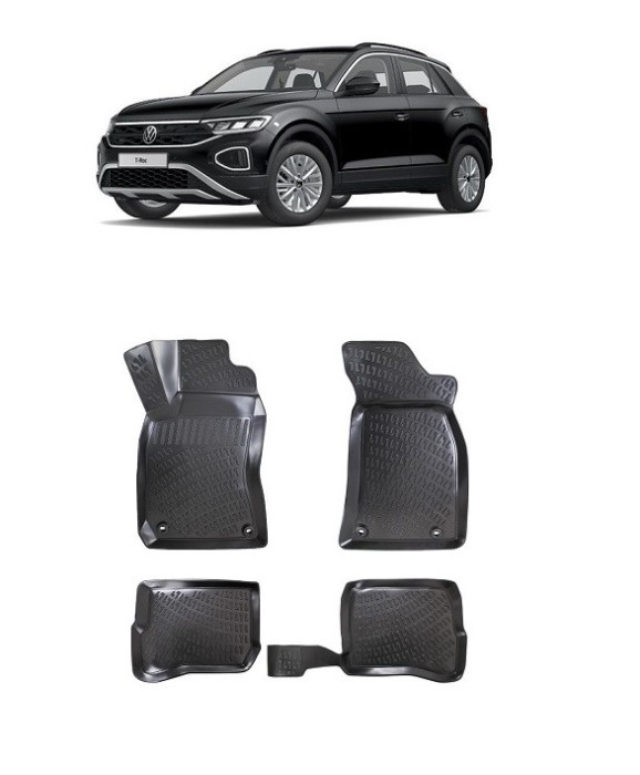 Set Covorase Auto Cauciuc Volkswagen T-Roc (2017-2022)