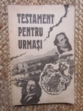TESTAMENT PENTRU URMASI