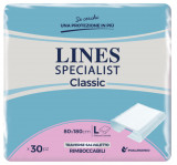 Aleze Protectii pentru pat Lines Specialist Classic, marimea L, 80x180 cm, 30 bucati