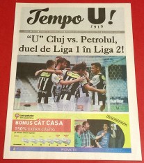 Program meci fotbal UNIVERSITATEA CLUJ - PETROLUL PLOIESTI (21.09.2018)