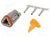 Conector auto, DT, 3 pini, DEUTSCH - S-DT 06-3 S foto