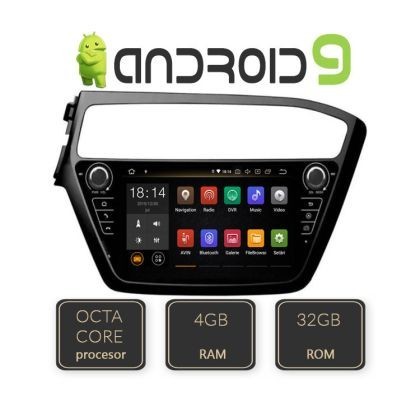 Navigatie dedicata Hyundai I20 2018- G1130-8CORE Android ecran tactil capacitiv Bluetooth Internet GPS Octa Core CarStore Technology