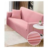 Cumpara ieftin Husa Canapea 3 Locuri Elastica Moderna Roz - JOJ381