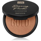 Dripping Gold Luxury Tanning Bronzing Powder pudra compacta pentru bronzat corp si fata culoare Illuminating 15 g
