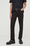 Won Hundred jeansi barbati, culoarea negru