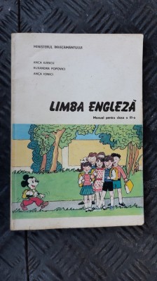 LIMBA ENGLEZA CLASA A III A - ANCA ILIESCU , RUXANDRA POPOVICI , ANCA IONICI , MINISTERUL INVATAMANTULUI . foto