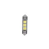 Bec Hyper-Led9 - 3SMD 24/28V sofit 10x36mm soclu SV85-8 2buc - Alb Garage AutoRide