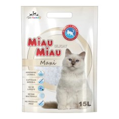 Nisip MIAU MIAU Silicat Maxi 15L