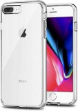 Cumpara ieftin Husa Transparenta Silicon TPU Glomax Apple iPhone 8 Plus - Rezistenta la Socuri, Praf si Zgarieturi