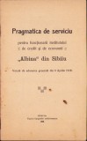 HST A1801 Pragmatica de serviciu pentru funcționarii .. Albina 1918 Sibiu