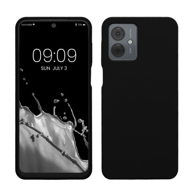 Husa Kwmobile pentru Motorola Moto G14, Negru, Silicon, KWM000022ND001C foto